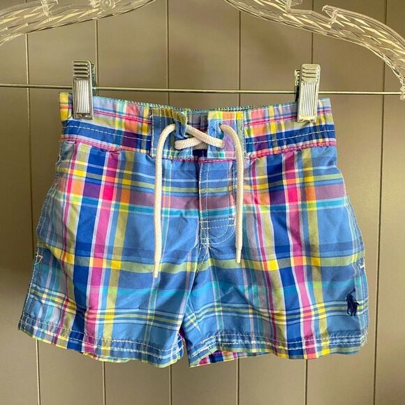 Polo Ralph Lauren Other - Polo by Ralph Lauren multicolor plaid swim trunks